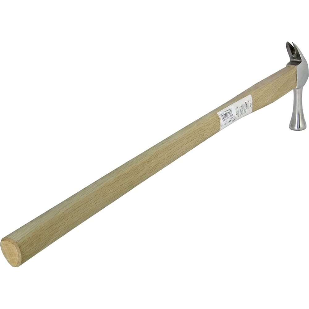 KONYO Fujimoto Temporary Frame Hammer, Stainless Steel, Small, with Stopper, Made of Oak Wood, 2 Shaku Handle