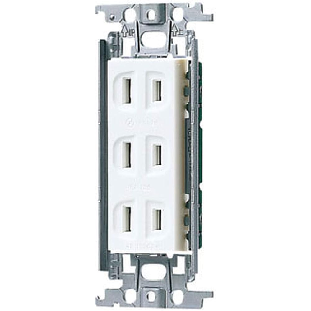 Panasonic Cosmo Series Wide 21 Embedded Triple Outlet White WTF13033WK 10 Pieces
