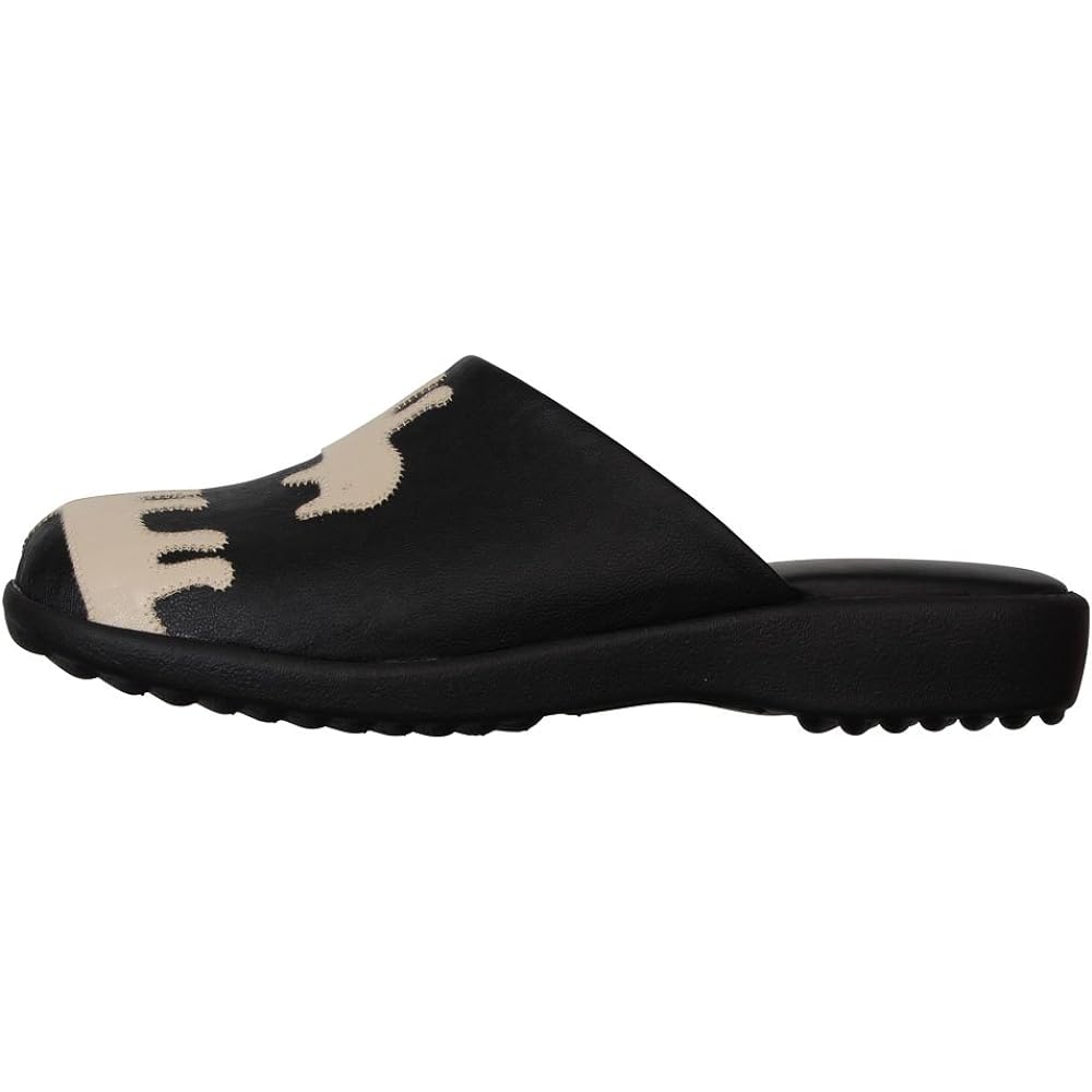 ATSUKO MATANO Silhouette Cat Sandals L Black AM45000