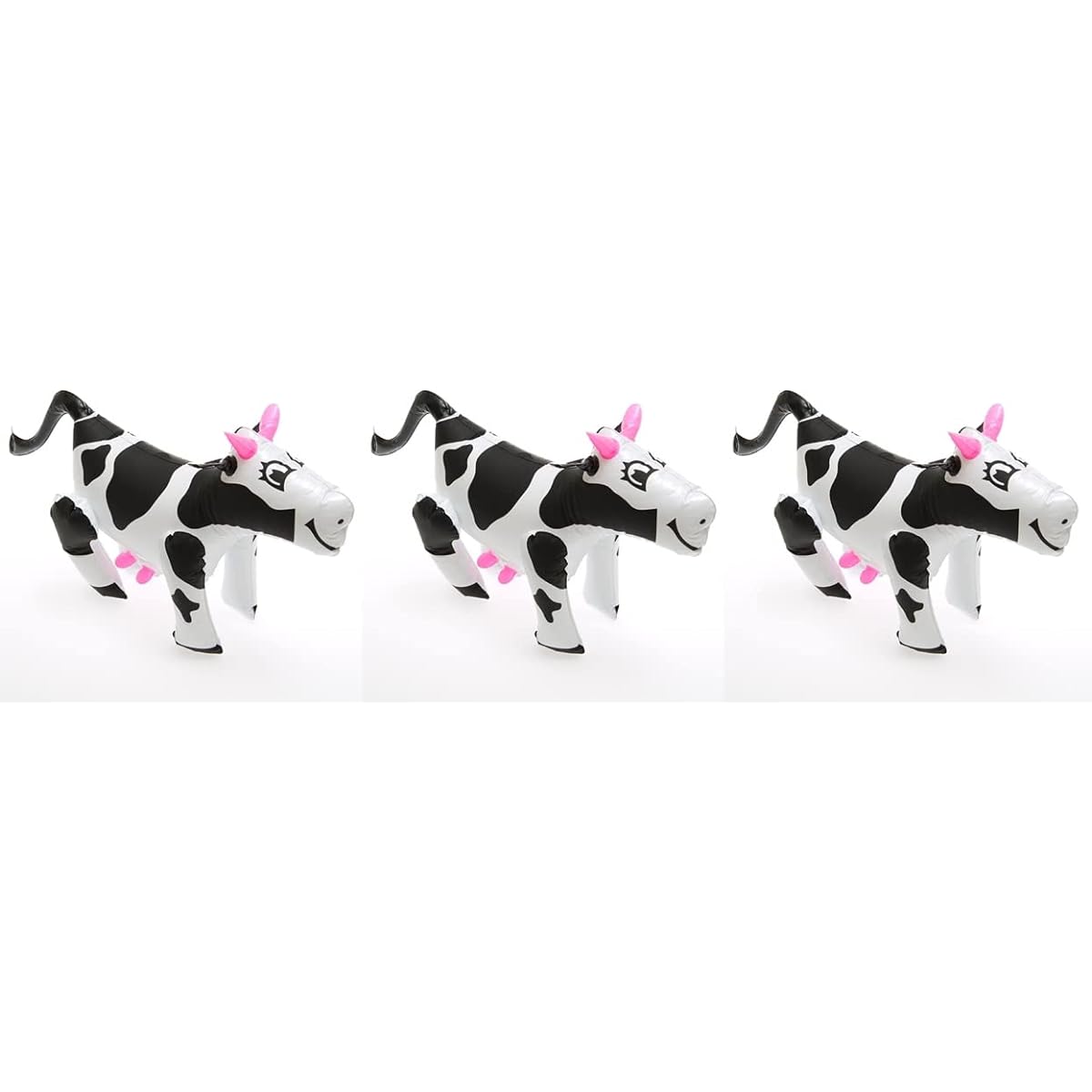 Inflatable Cow | 3 Piece Set | Hanging Party Decorations and Toys