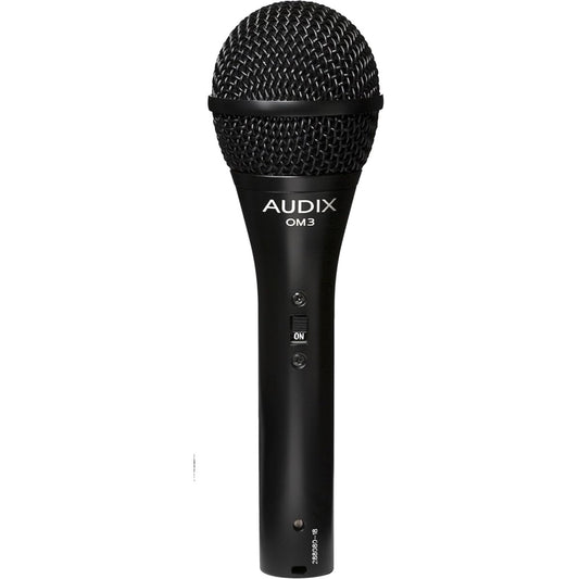 AUDIX Dynamic microphone for vocals with switch, hypercardioid OM3S [Official Japanese product]