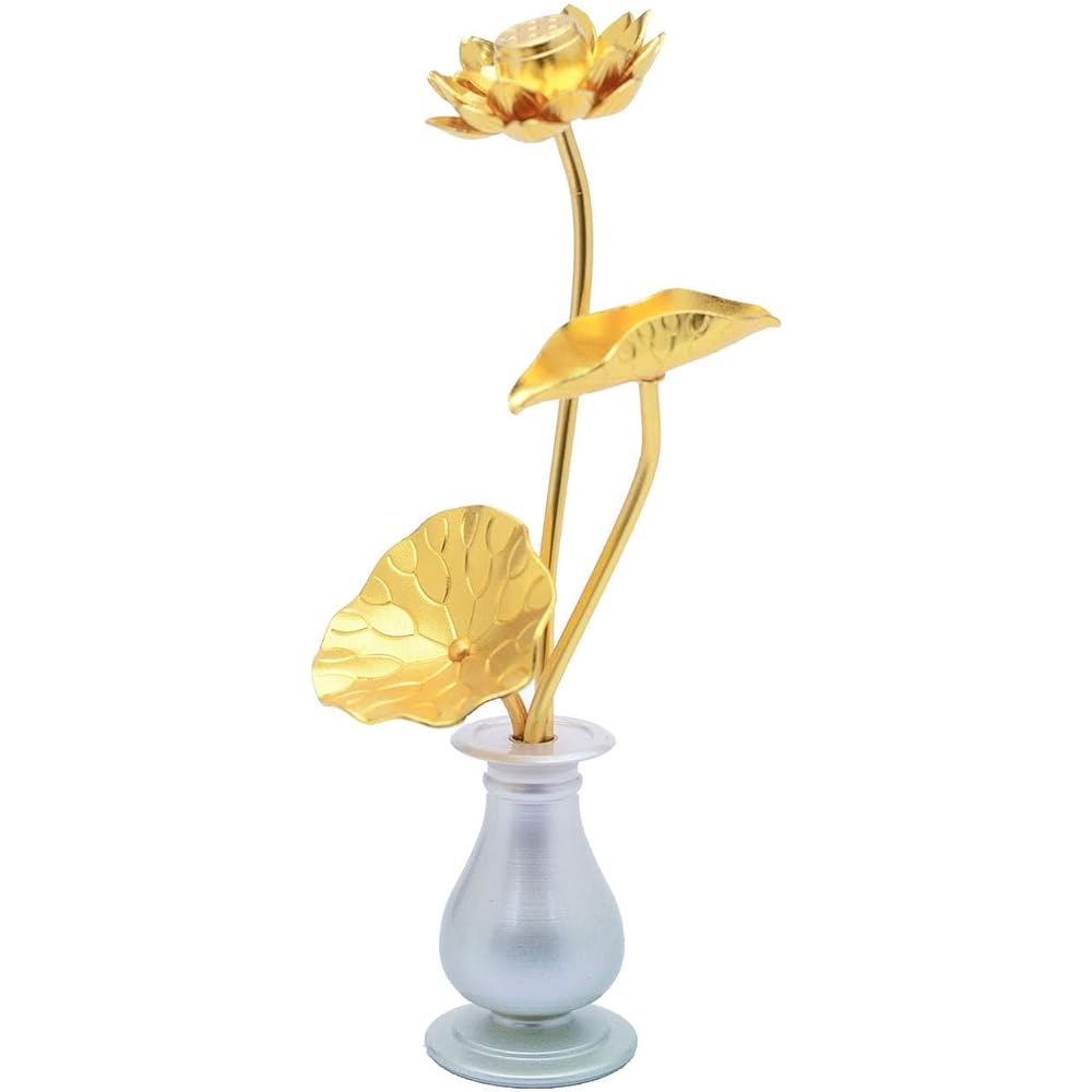 [Hiruta Buddhist altar fittings store] Mamejoka size 2.5 3-piece set with purple green flower stand