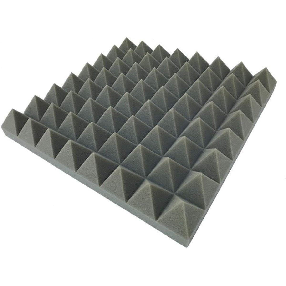 Moisture-proof soundproof foam panels, gray, easy to install, acoustic panels, factory walls, sound-absorbing cotton, 10PCS
