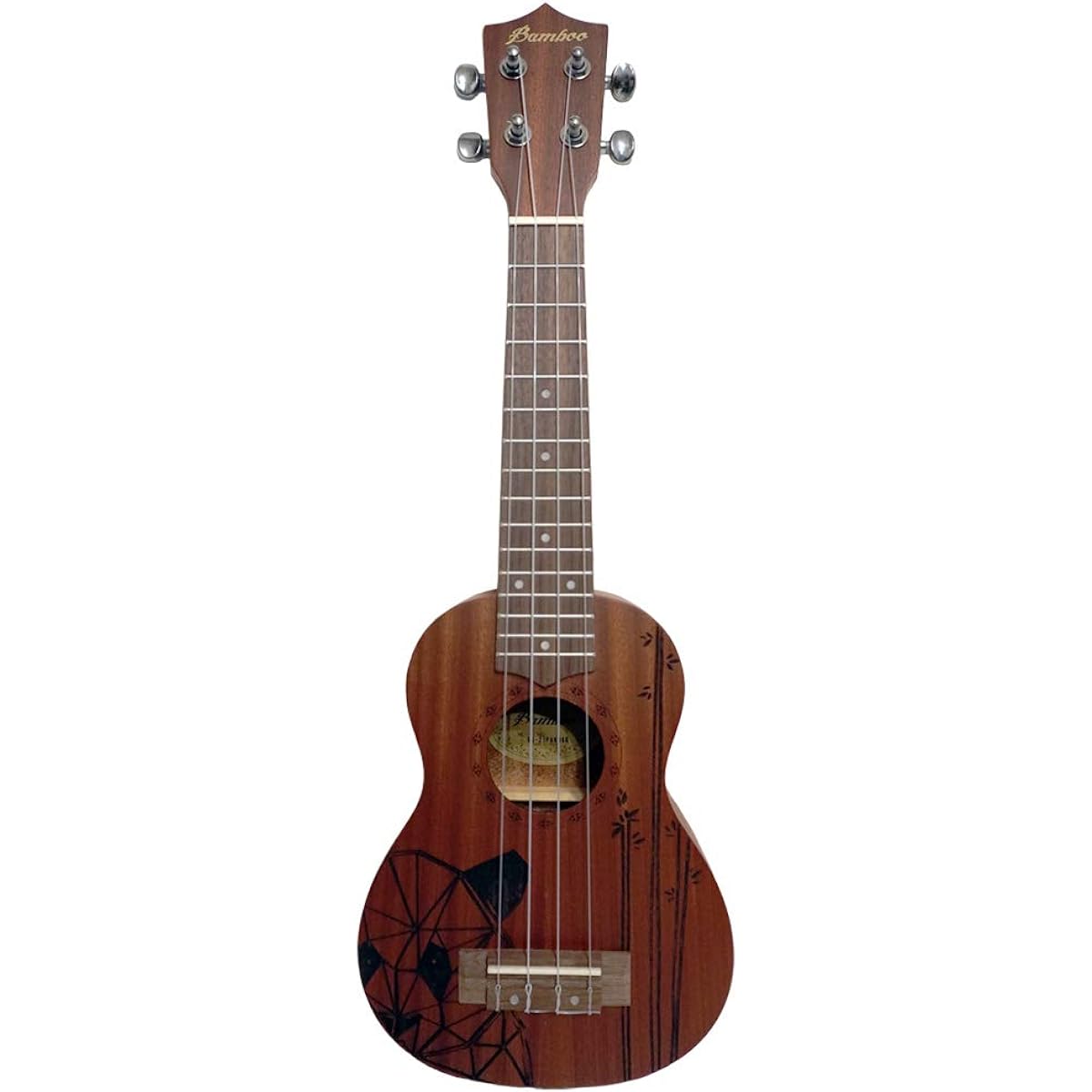 Bamboo Panda Soprano Ukulele BU-21PANDA (Soft Case Included) [Official Japanese Product]