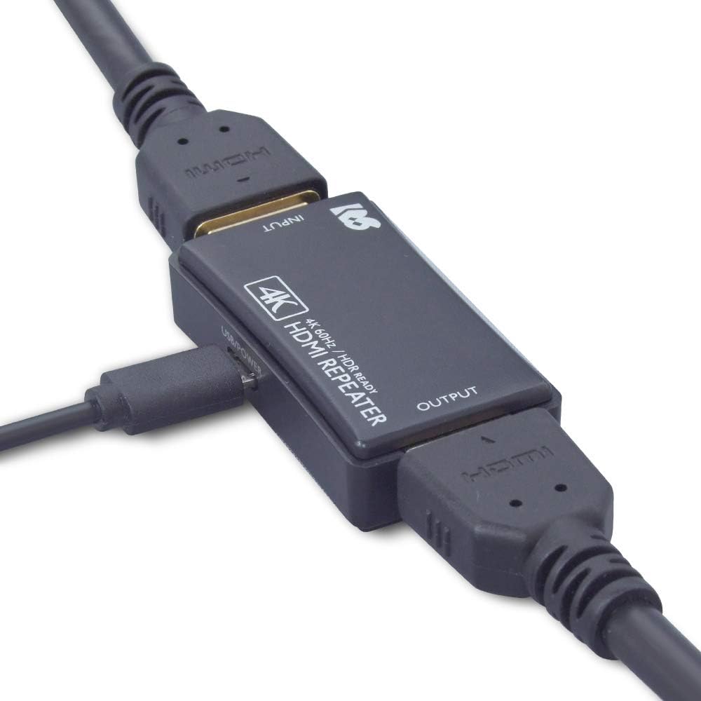 Ratoc System 4K60Hz/HDCP2.2 Compatible HDMI Repeater RS-HDRP2-4KA