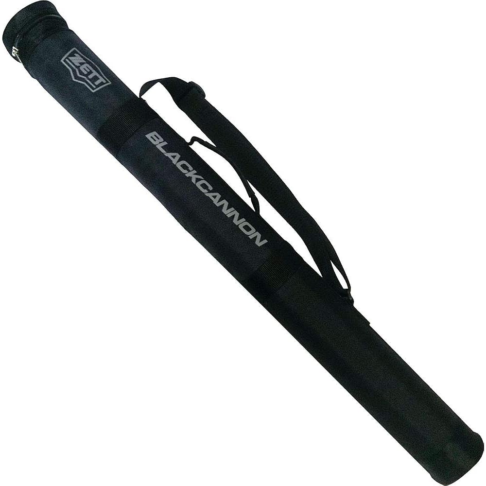 ZETT Soft Baseball Bat Black Cannon GREAT FRP (Carbon) White (1100) Comes with dedicated bat case