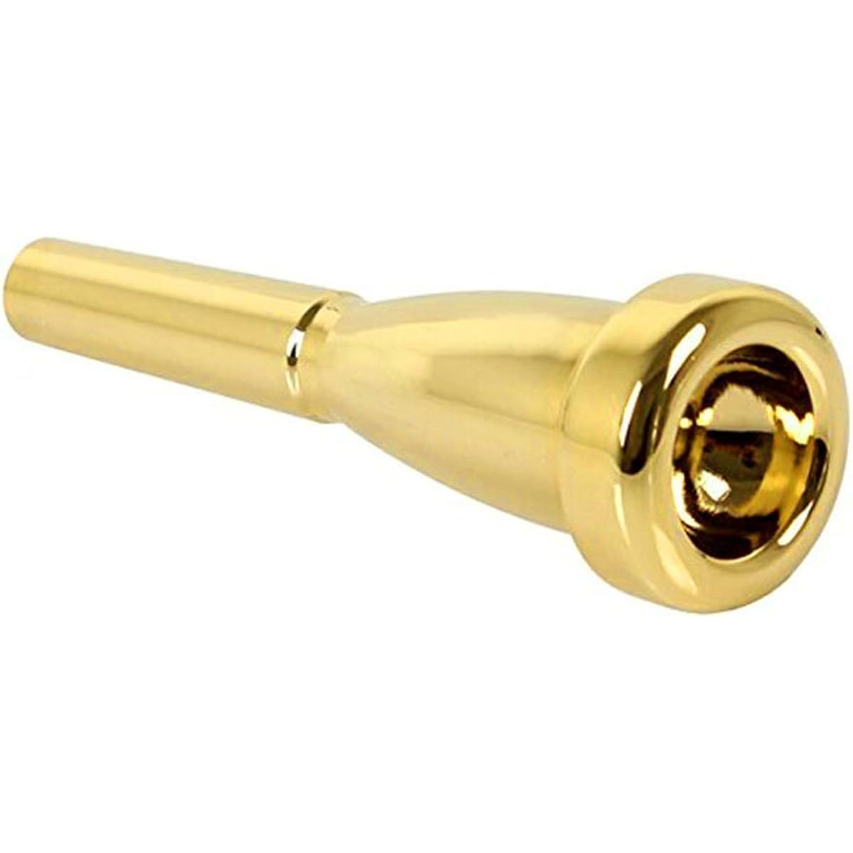 TraderPlus Copper Alloy Metal Trumpet Mouthpiece for Bach (5C Golden)