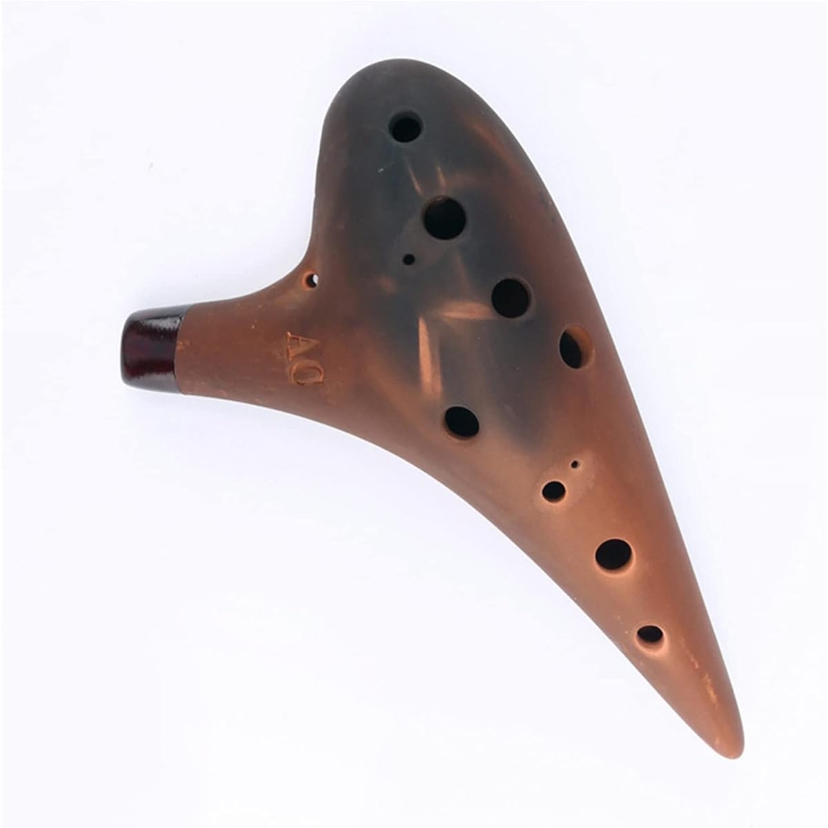 Professional Smoked Ocarina 12 Holes Ceramic Ocarina Adult Beginner Ocarina Musical Instrument Ocarina Instrument (Ac)