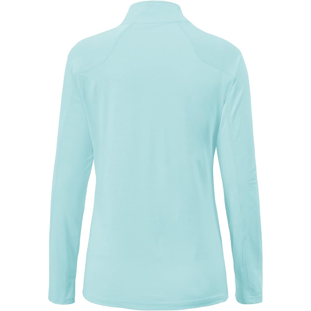 [YSENTO] Long T-Shirt, Women's Sports T-Shirt, Fitness Shirt, Long Sleeve T-Shirt, Half Zip Up, Golf Wear, Running, Trekking, Quick Drying Shirt, Multicolor