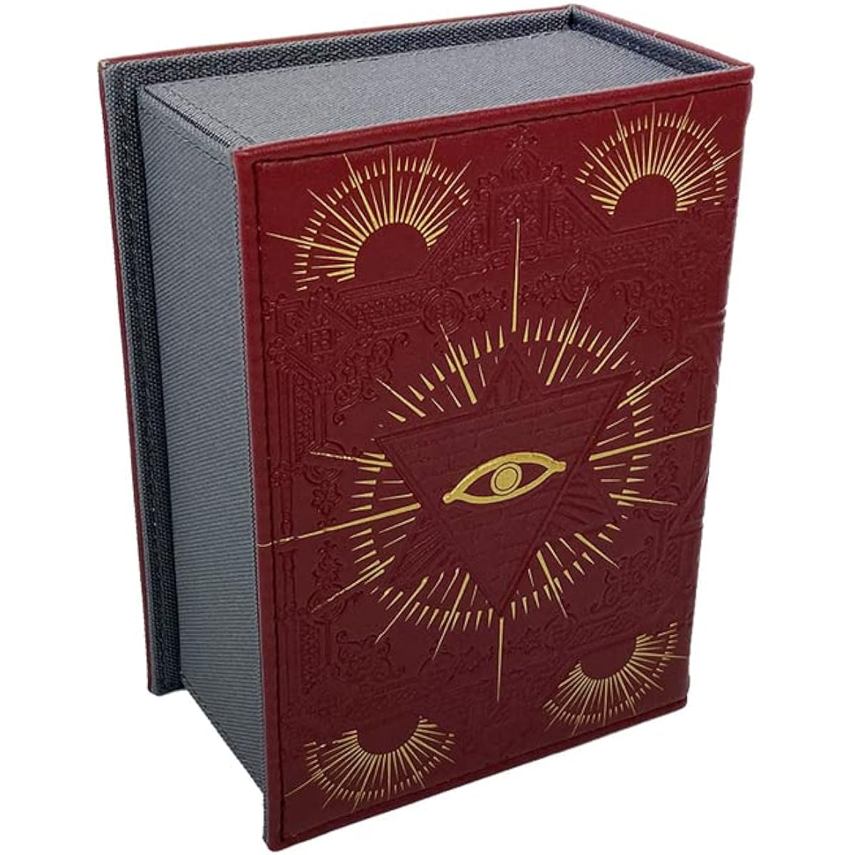 Book-style synthetic leather deck case W "Omniscient Eye"