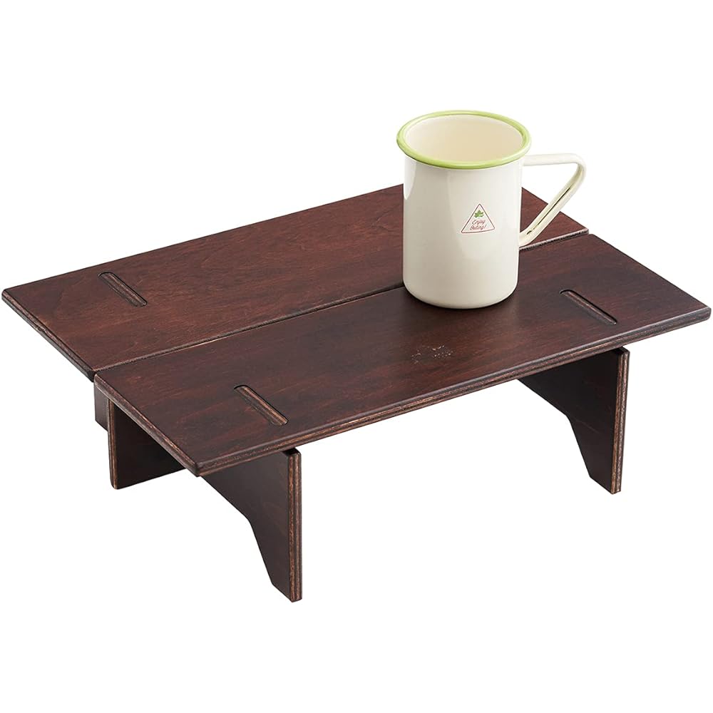 LOGOS Assem Wood Solo Table 73188059 Brown (approx.) Width 36 x Depth 25 x Height 11 cm