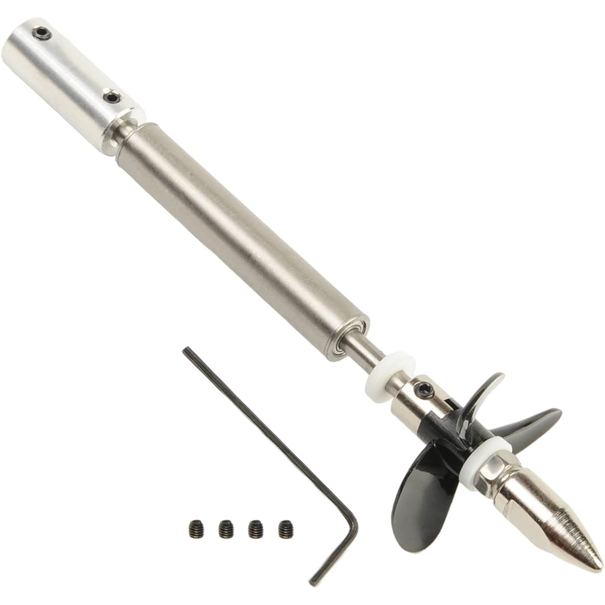 Heyiarbeit Drive Shaft D36mm Propeller L100mm Shaft L50mm Sleeve Universal Joint for Motor Shaft with Propeller RC Boat RC Submarine 1pc