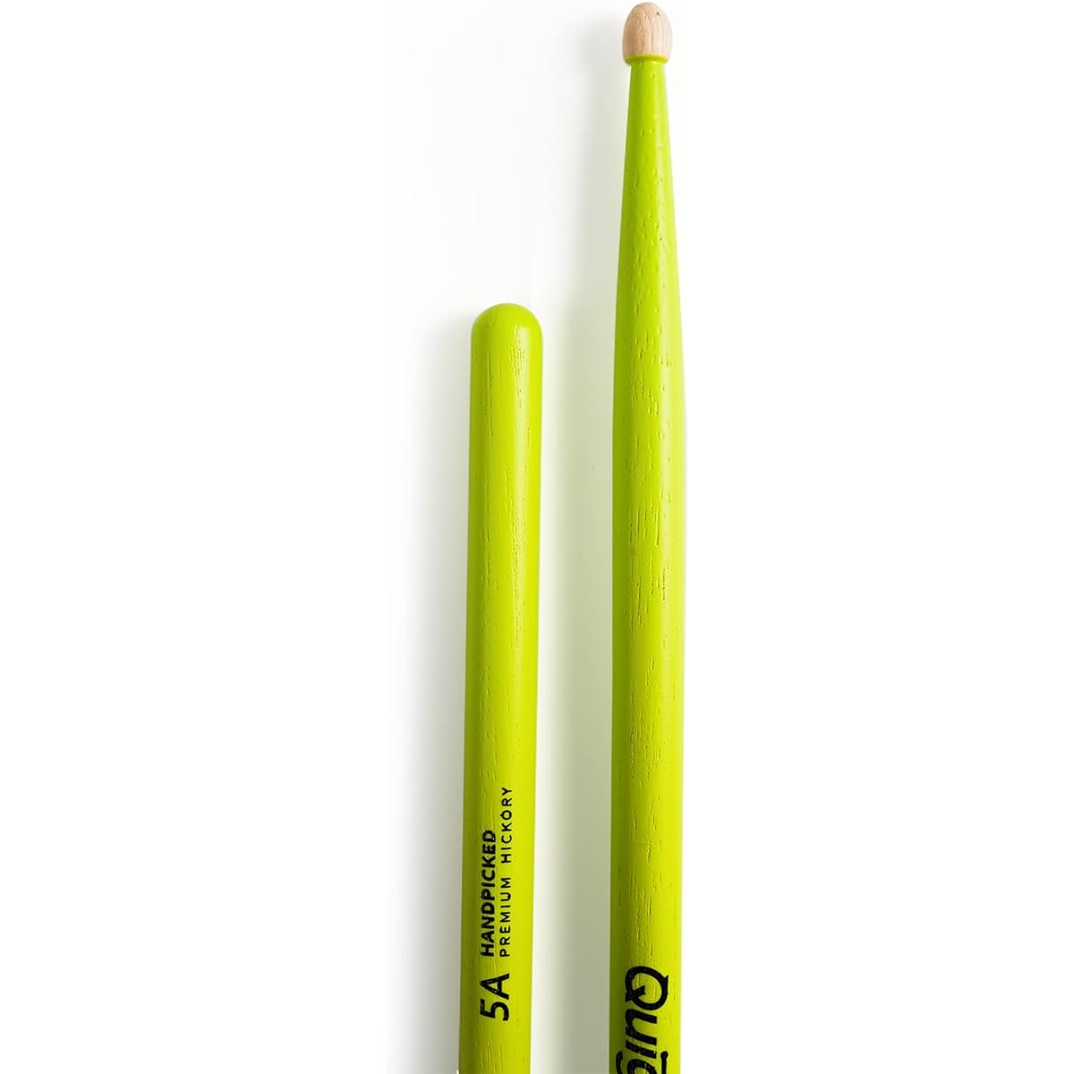 QuigBeats Drumsticks Hickory 5A Drumsticks for Adults & Kids 5A 6 Pairs Green