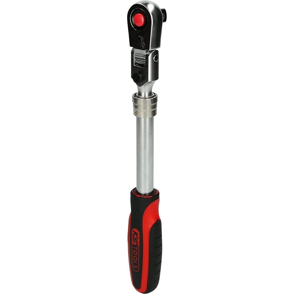 KS Tools 1/2" SlimPOWER Telescopic Reversible Ratchet 72 Teeth 914.1220