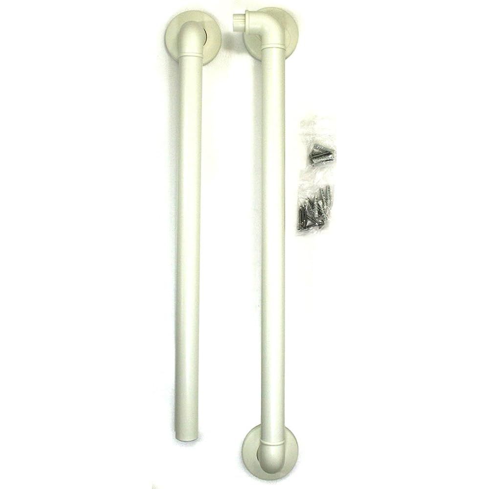 WAKI ABIRA Warm Handrail for Bathroom L Shape 600mmX600mm Thickness 32Φ