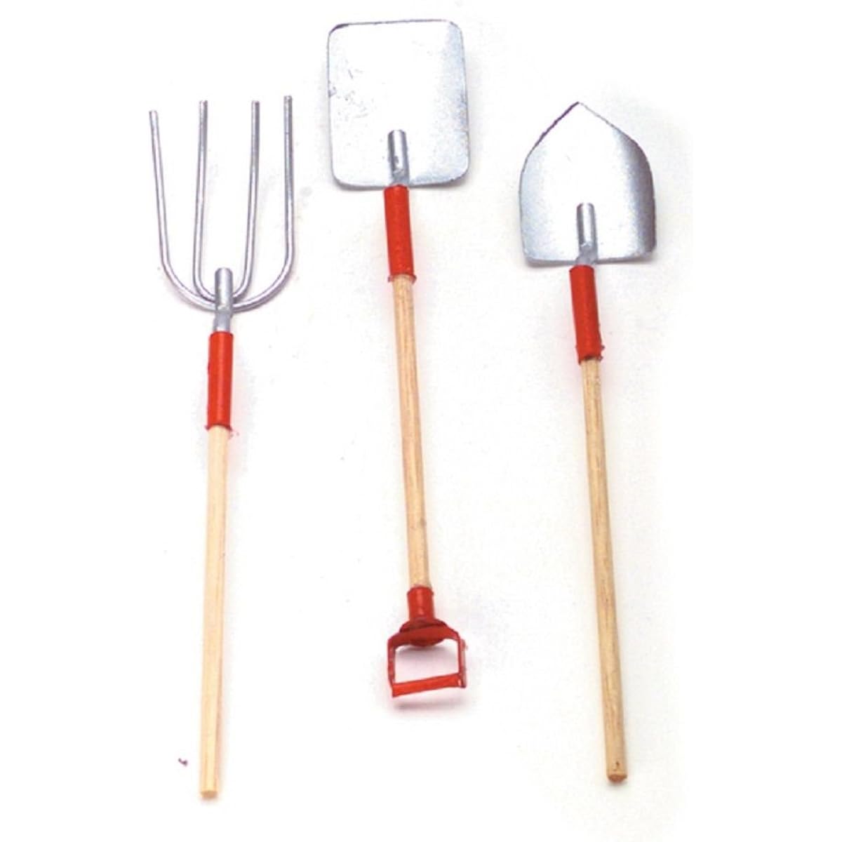 Dollhouse Miniature Garden Tools 3-Piece Set