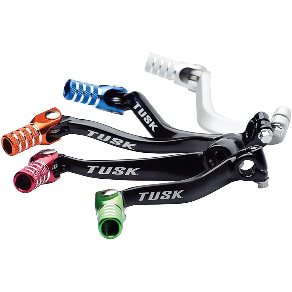 Tusk Folding Shift Lever Black/Orange Tip - Fits: KTM 300 XC-W 6th 2014-2016