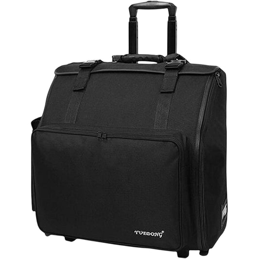aternee Accordion Concertina Bag with Adjustable Straps Professional Carrying Bag Shockproof Oxford Cloth for 120 Bass Beginners Adults Students