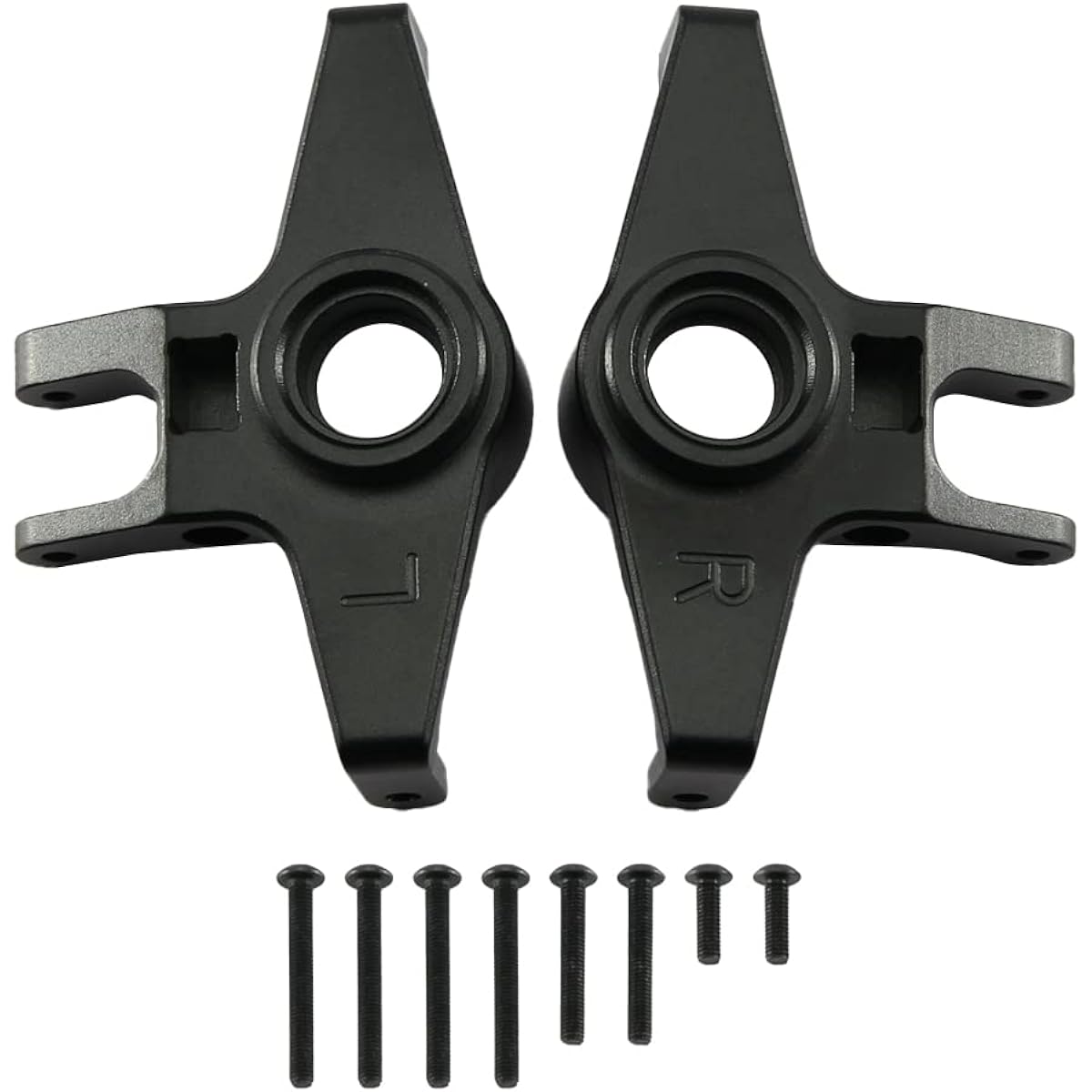 RCAWD Aluminum Alloy Left and Right Axle Carrier 1/7 Traxxas UDR Unlimited Desert Racer 85086-4 (Black)