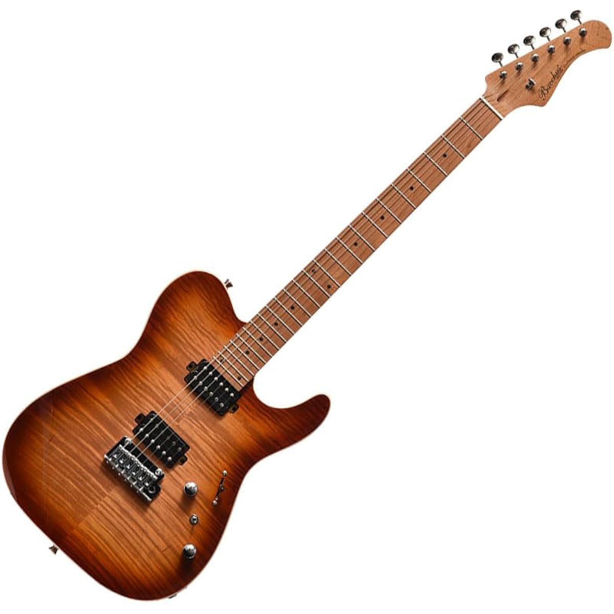 Bacchus TAC24 FMH-RSM/M N-BR-B Electric Guitar Beginner 14-piece Set [Includes Bluetooth Mini Amplifier] Telecaster Type Universe Series Bacchus