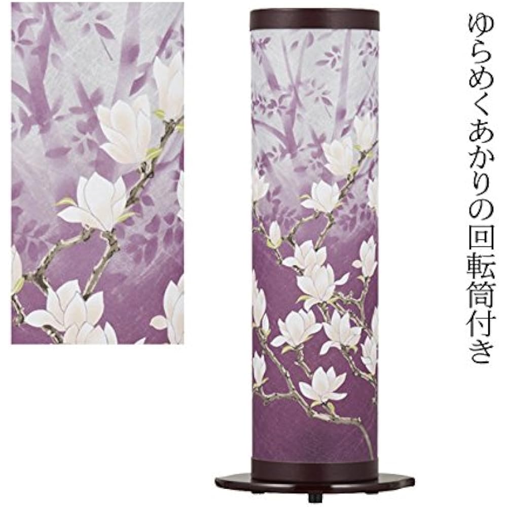 Kyoto Buddhist Altar Hayashi Bon Lantern Bon Lantern [Reizen Lantern Musouka No. 3 with Rotating Tube Wooden (1 piece)] Height 47cm [Kyoto Buddhist Altar Hayashi Original Cross Set]