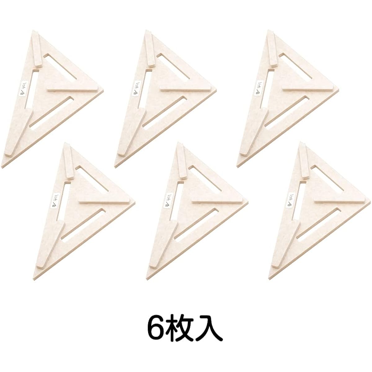 AIRBOW - ROOM SILENCER TRIANGLE Moyatori-kun Smile 6 pieces
