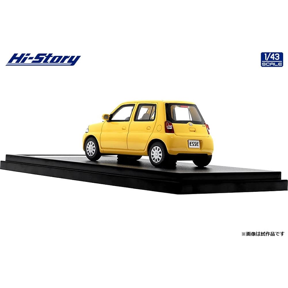 INTERALLIED Hi Story 1/43 Daihatsu ESSE X (2006) Sunshine Yellow Finished Product