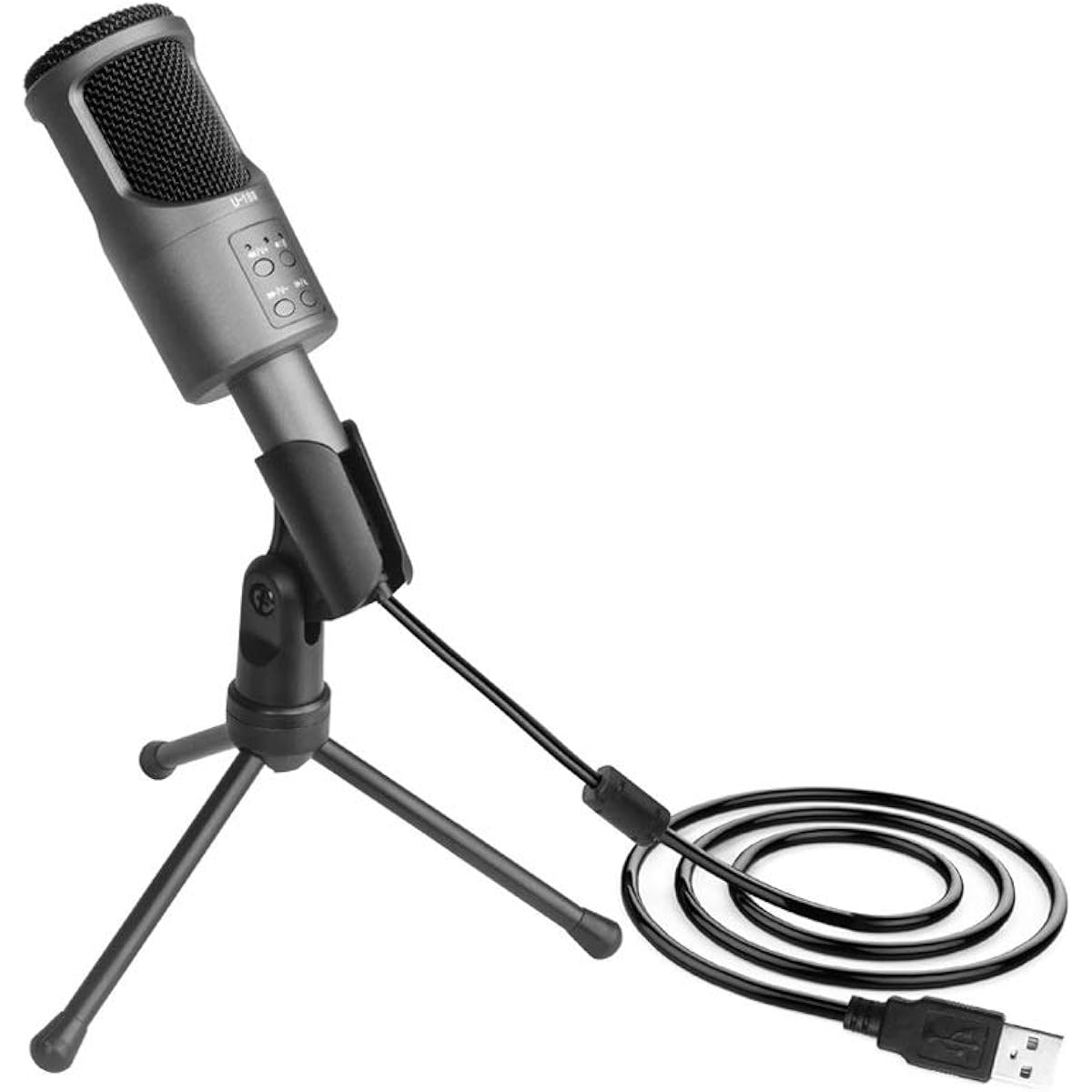 Microphone Professional Studio Cardioid Condenser Microphone Gaming Karaoke Computer PC USB Microphone Streaming Live Recording Microphone