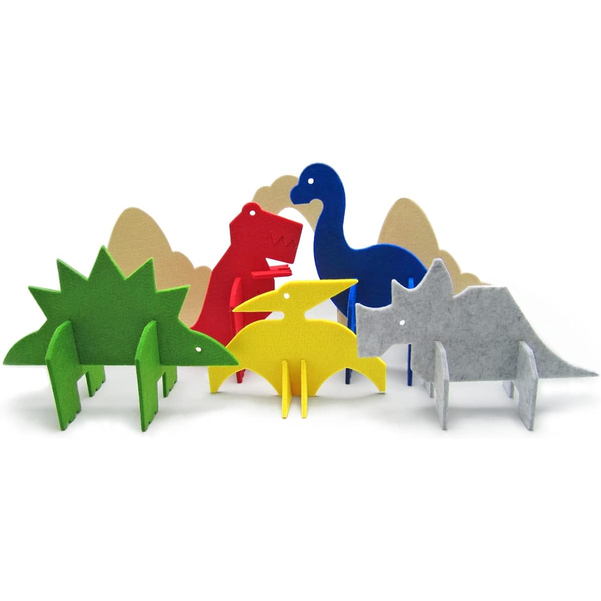 Cate and Levi Dinosaur Toddler Travel Toy - Montessori Toys for 1 Year Olds, Develop Fine Motor Skills, Made in Canada