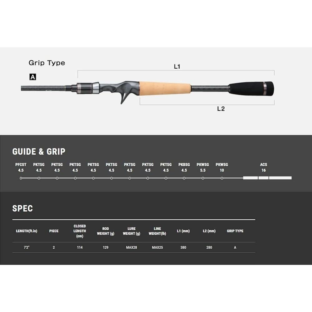 Tailwalk Rod Northern Rock VII C72MH 16681