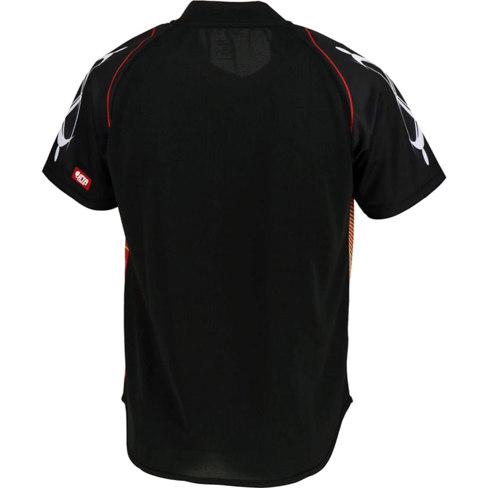 YASAKA Y239 Table Tennis Match Short Sleeve Game Shirt, Shine Stripe Uniform, Unisex, Officially Recognized by the Japan Table Tennis Association