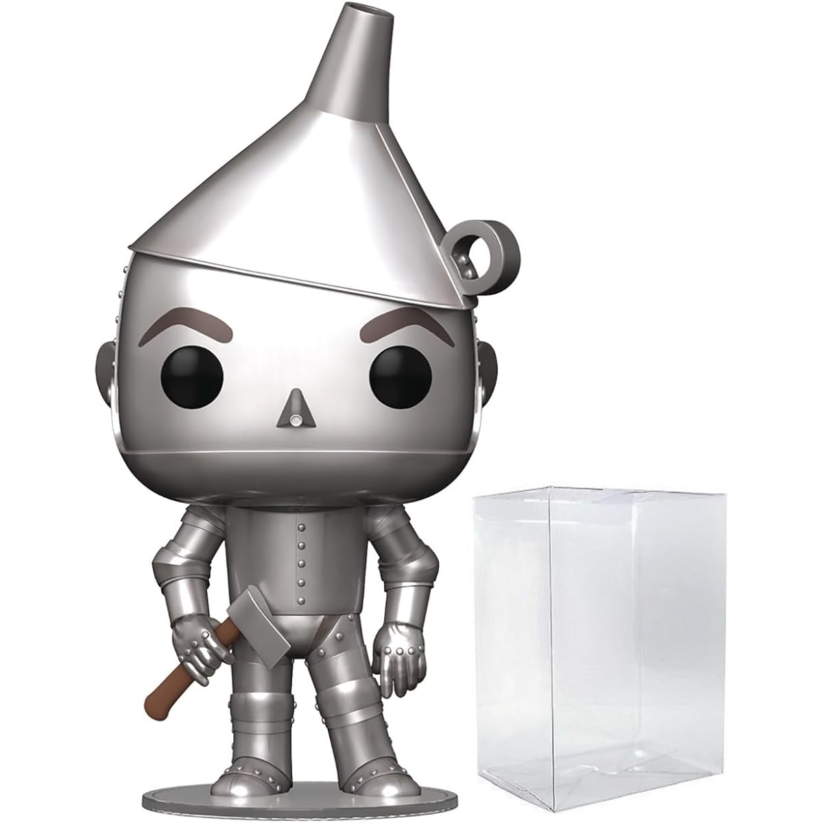 POP Movie: The Wizard of Oz 85th Anniversary - Tin Man Funko Vinyl Figure (with compatible box protector case), Multicolor, 9.5cm