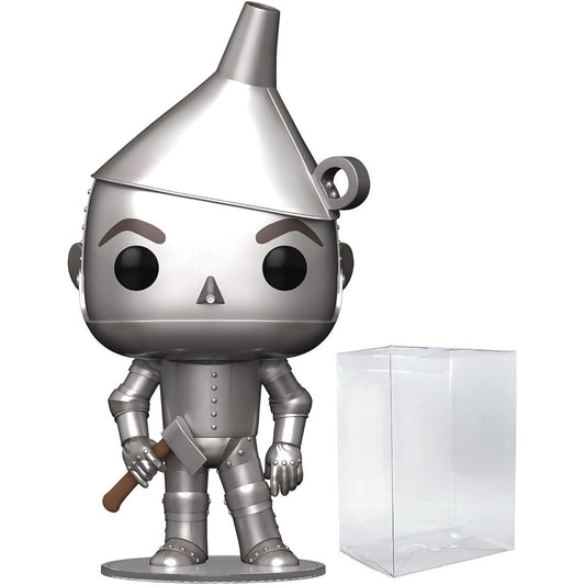POP Movie: The Wizard of Oz 85th Anniversary - Tin Man Funko Vinyl Figure (with compatible box protector case), Multicolor, 9.5cm