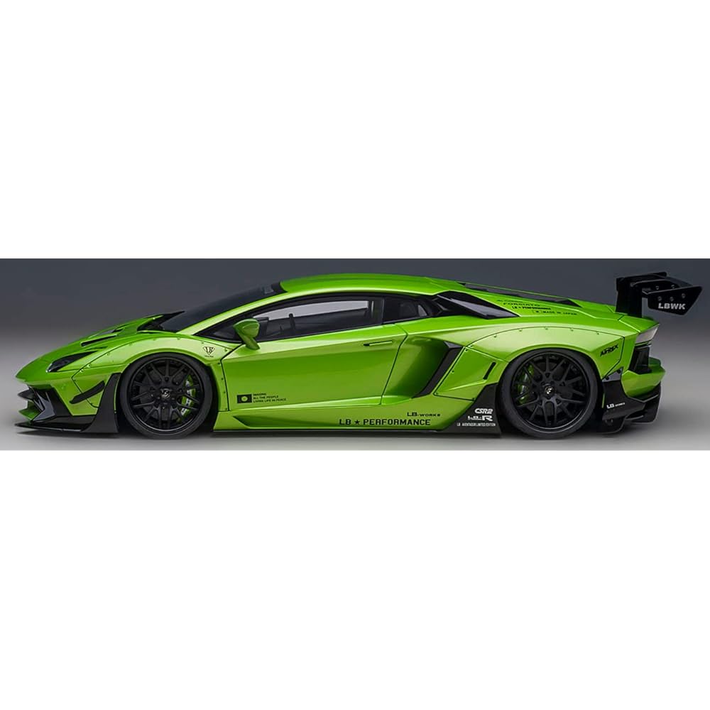 AUTOart 1/18 Liberty Walk LB-WORKS Lamborghini Aventador Limited Edition Pearl Green Finished Product 79243