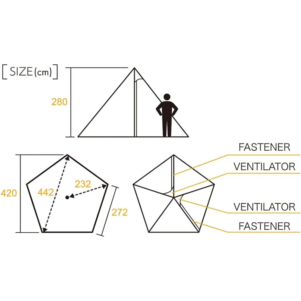 Tenmaku Design Circus ST+ for 2 people