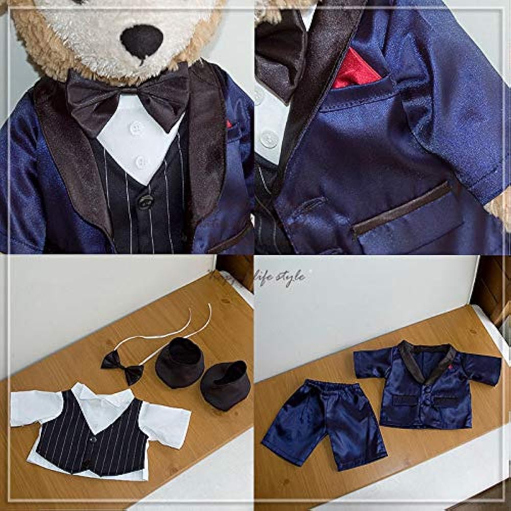 Welcome Doll Welcome Bear! Duffy Costume S Size Dark Blue Tuxedo (A2)