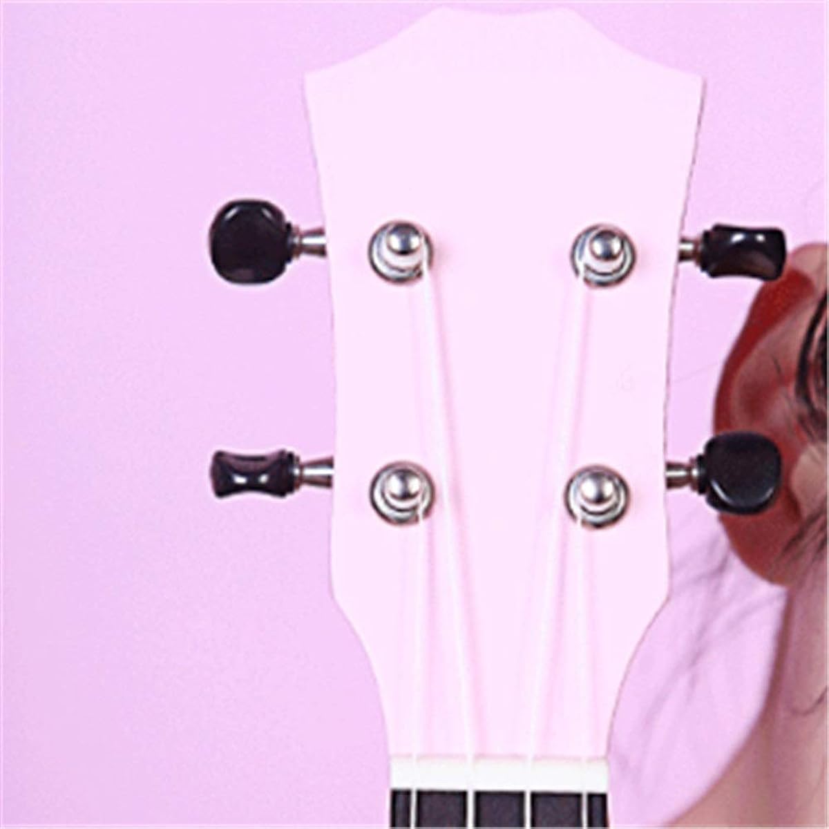 Portable Ukulele Pink Color Beginner Musical Instrument Hawaiian Guitar 23 Ukulele Guitar Beginner Musical Instrument