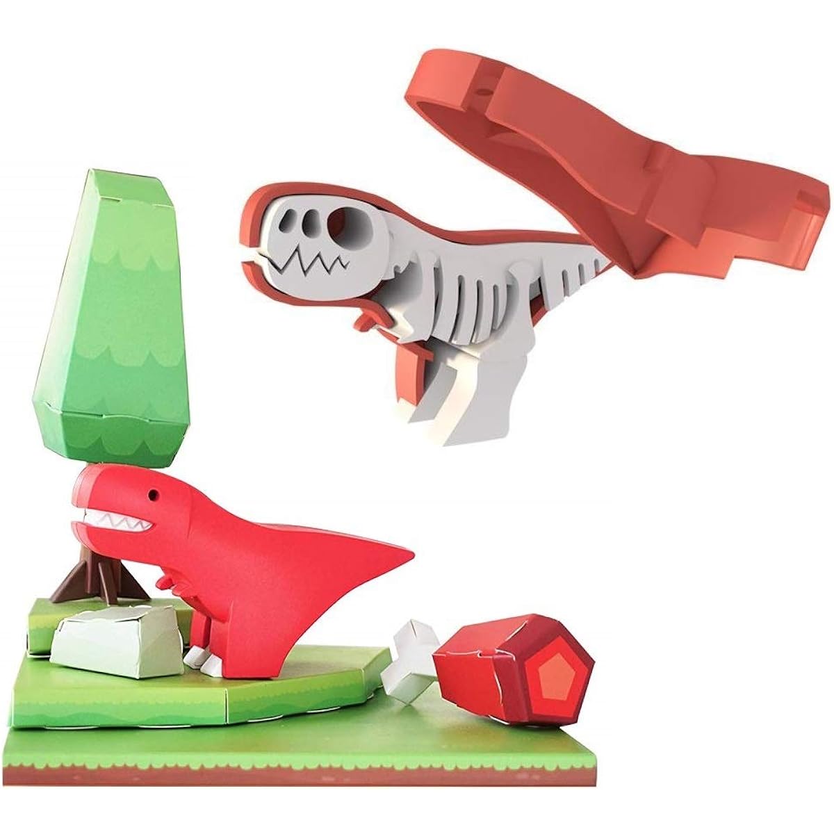 HALFTOYS: My Cute and Crafty Pet Dinosaur Tyrannosaurus (Craft, Magnet, Puzzle, Play, Display!)