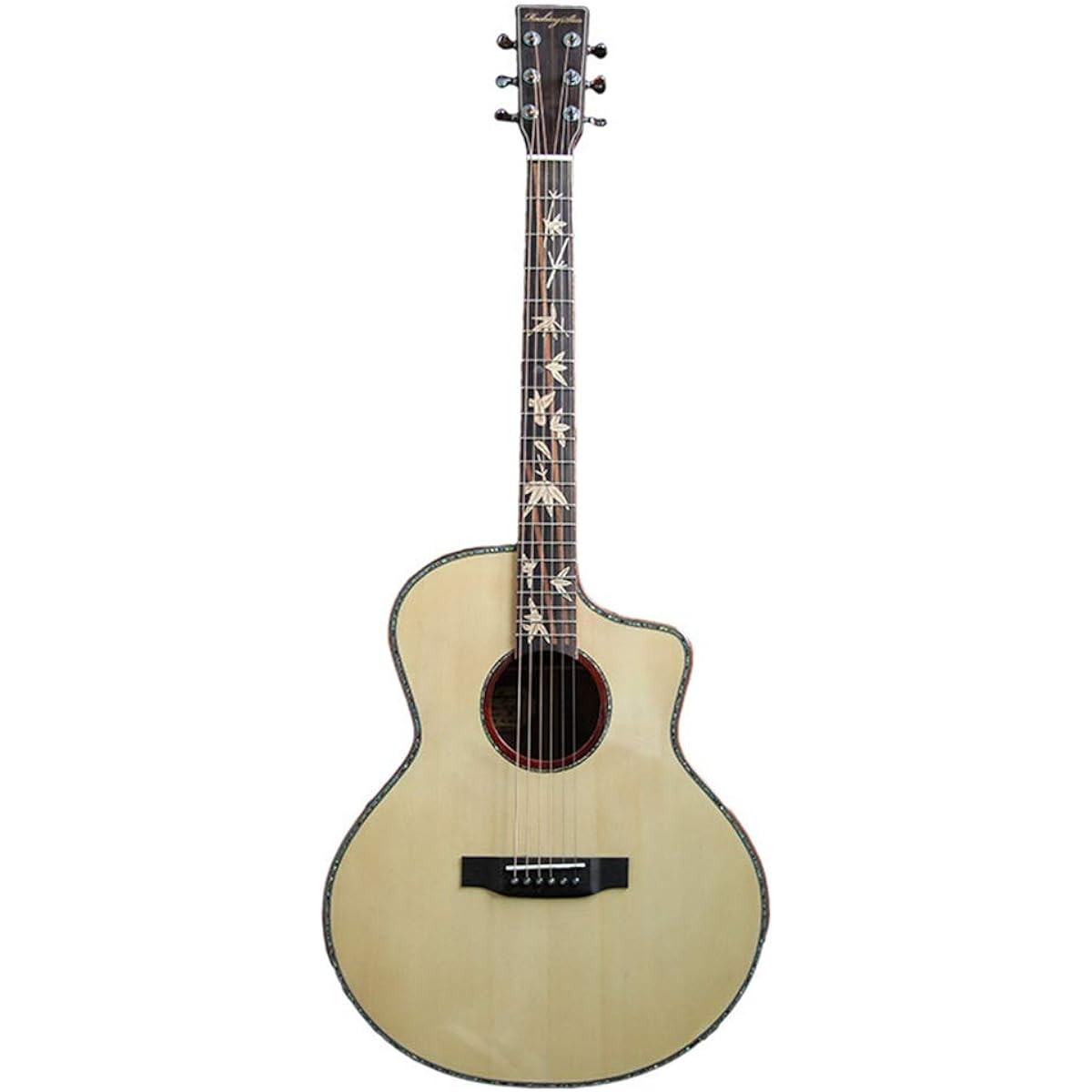 Acoustic Guitar 41inch Spruce Board Acoustic Guitar Natural Classic Guitar (Color: Natural, Size: 41 inches)