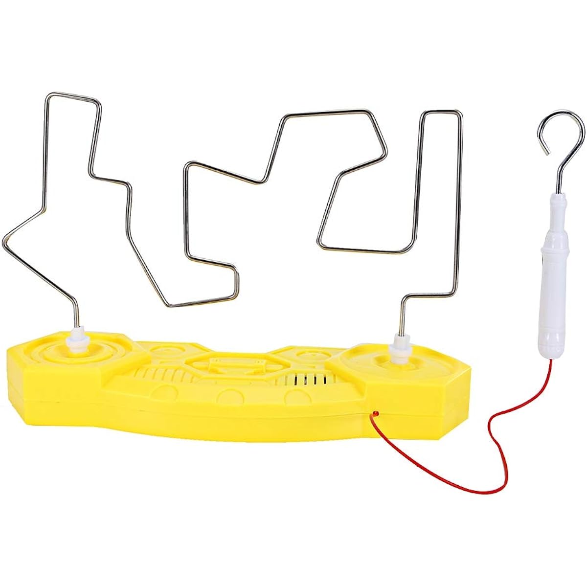 Jeanoko Electric Touch Maze Game, Convenient Brain Stimulation, Bright Colors, Safe Collision, Electric Shock Toy, Plastic and Metal, for Kindergarten (D126-1 Advanced)