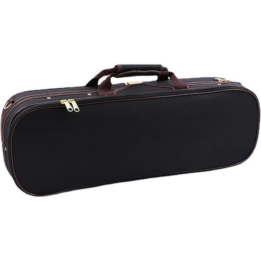 Violin Case Oxford Cloth Violin Case Double Shoulder One Shoulder Lightweight Violin Backpack (Color: Black, Size: 4/4)