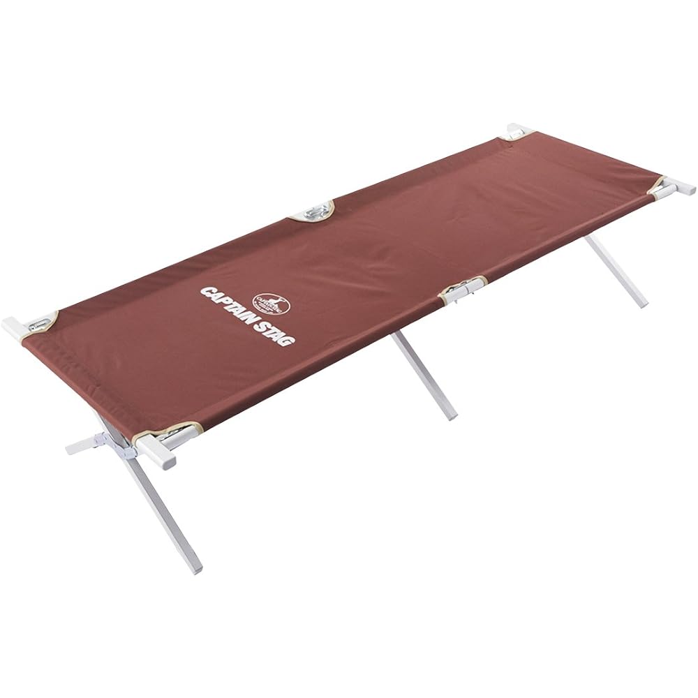 Captain Stag Exgear Aluminum GI Camping Bed UB-2001 & Laguna Stainless Steel Cooker M Set M-5530 [Set Purchase]