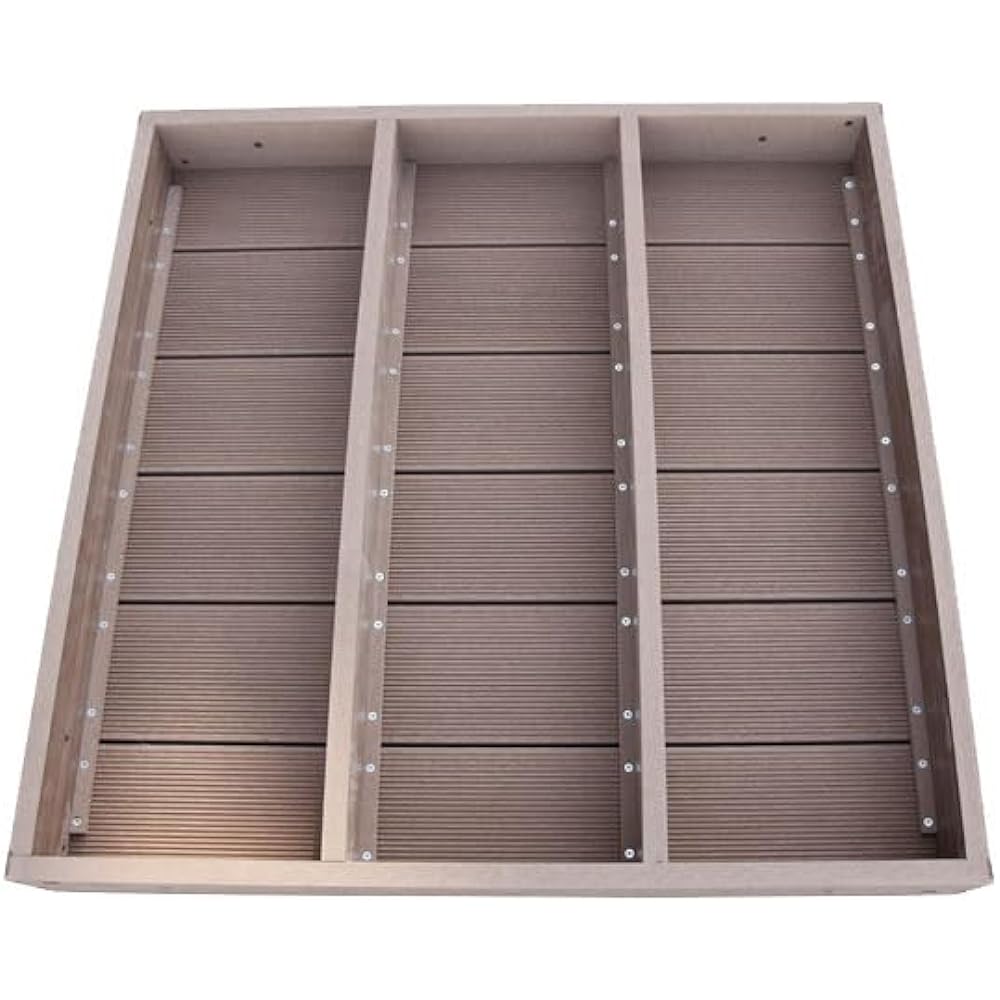 igarden iwood drainboard dark brown width 900 x depth 900 x height 110 i10368-snk-db