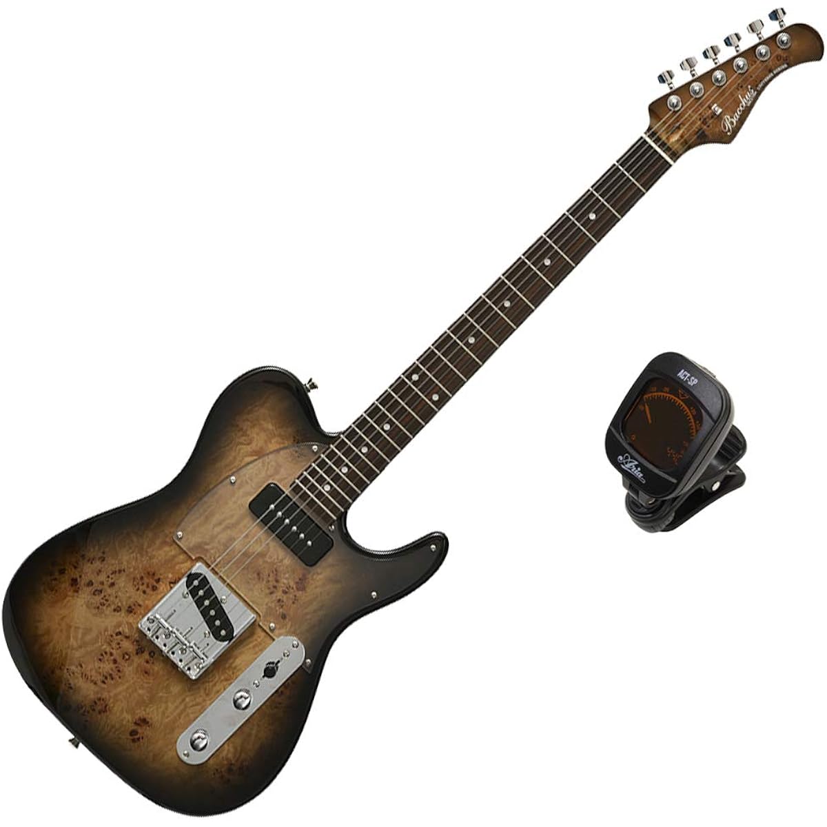 Bacchus Universe Series TACTICS-BP/R BK-B (Black Burst) ・Bacchus/Ball Poplar Top Specification ・Telecaster Type