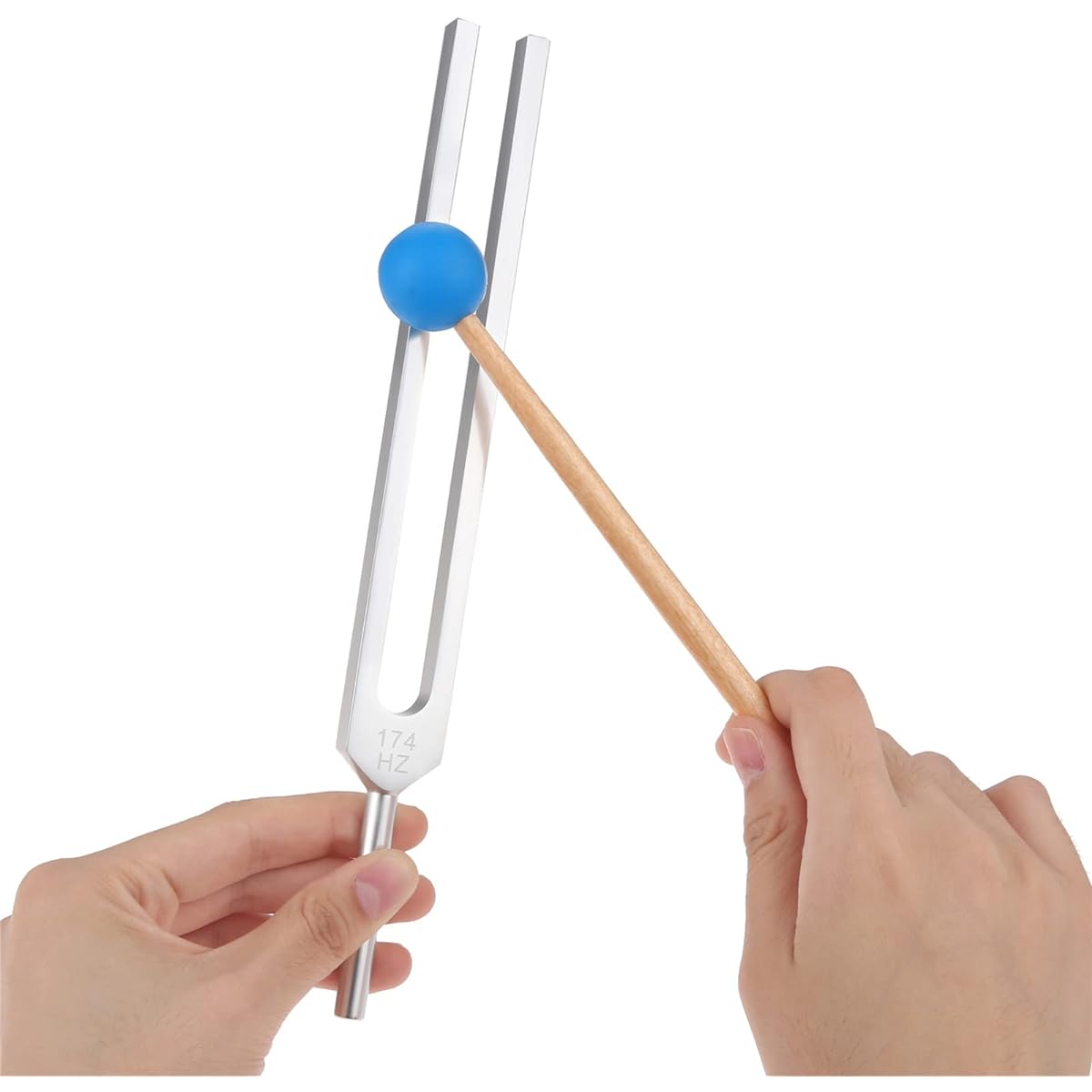 Tuning Fork Sound Healing Tuning Fork Set of 9 with Silicone Hammer for Chakra Sound Therapy Meditation