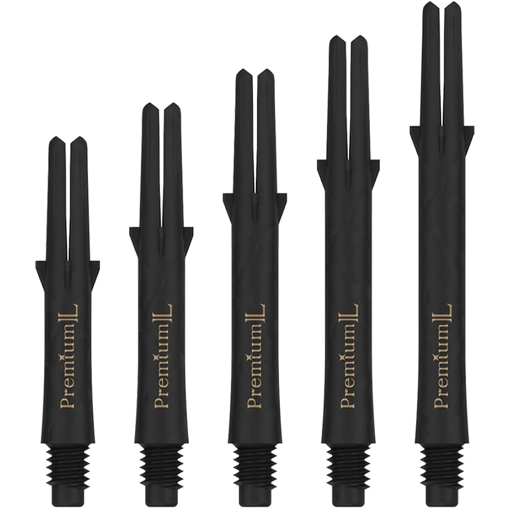 L-style Premium L-Shaft Lock CARBON Straight Shaft 190 Black sh00199