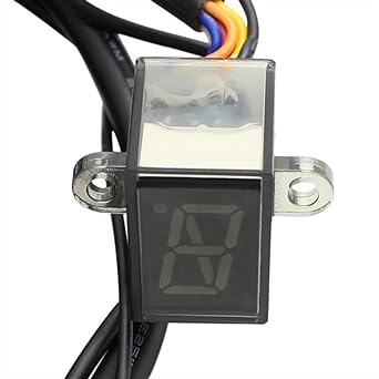 Speed Display Meter Nordson Motorcycle 1-6 Level Plug Mount Speed Gear Display Indicator Motorcycle Gear Shift Indicator for Benelli BN302 BN300
