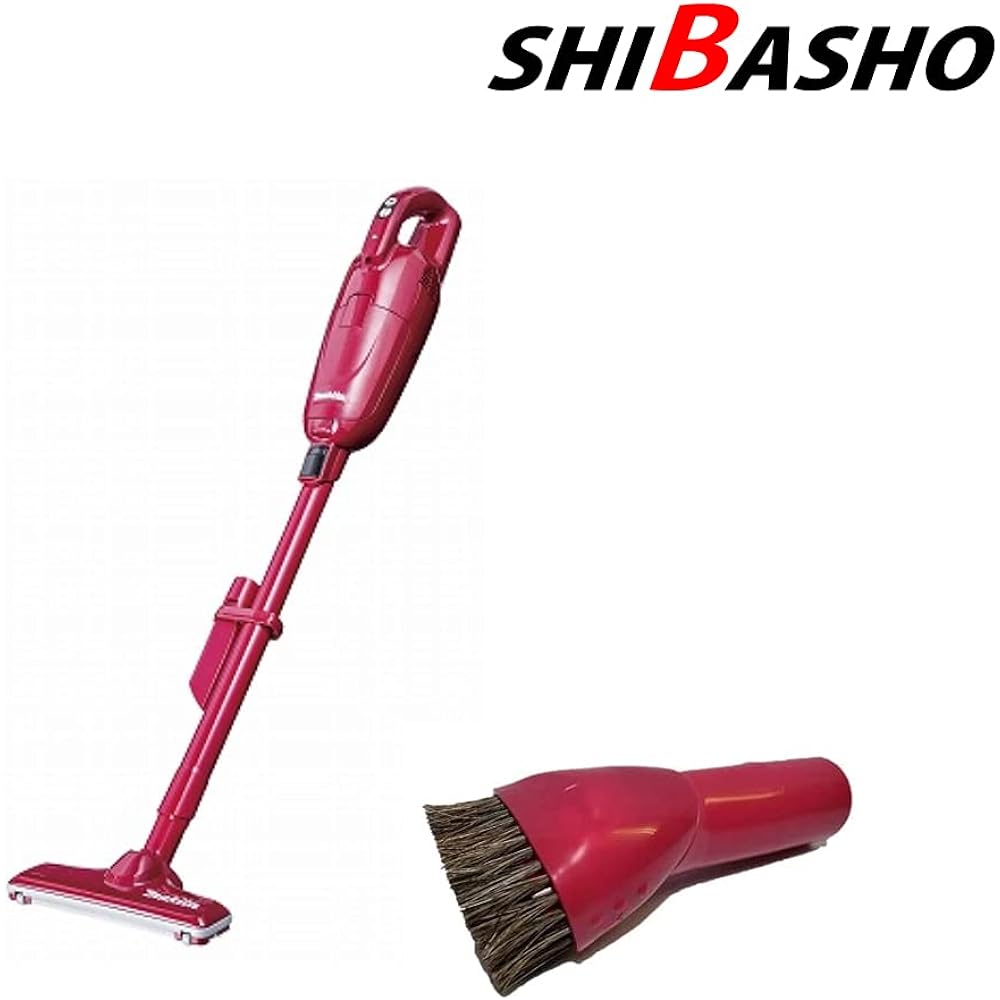 Makita Rechargeable Cleaner CL115FDW + Round Brush Set (Red)
