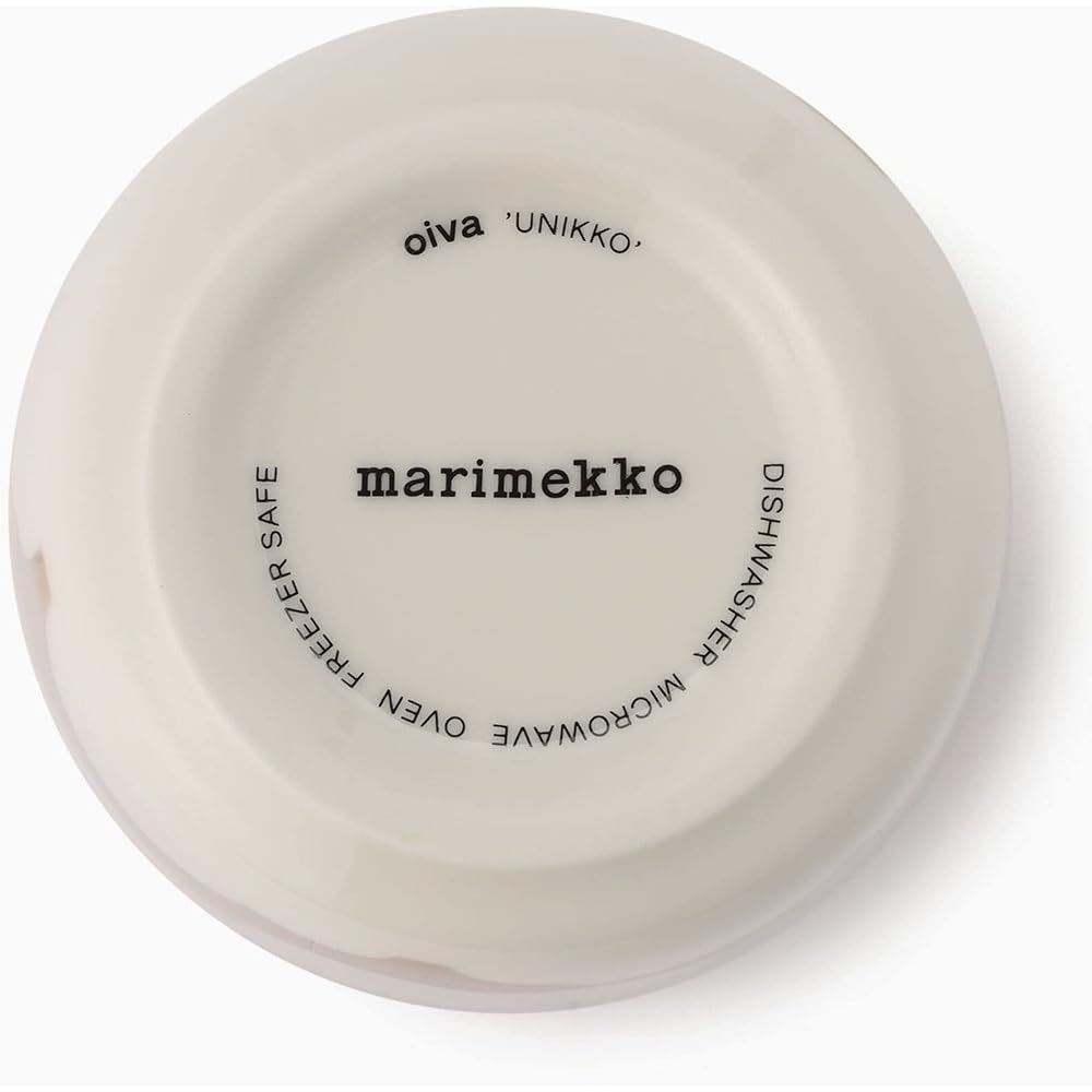 Regular import marimekko latte mug UNIKKO beige pink no handle set of 2