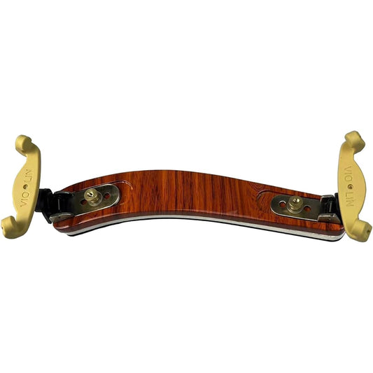 Violin Shoulder Rest Wooden Violin Shoulder Rest Padded Violin Shoulder Rest for Practice Violin (Color: Brown, Size: 1/2)